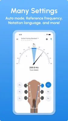 Guitar Tuner - LikeTones android App screenshot 4